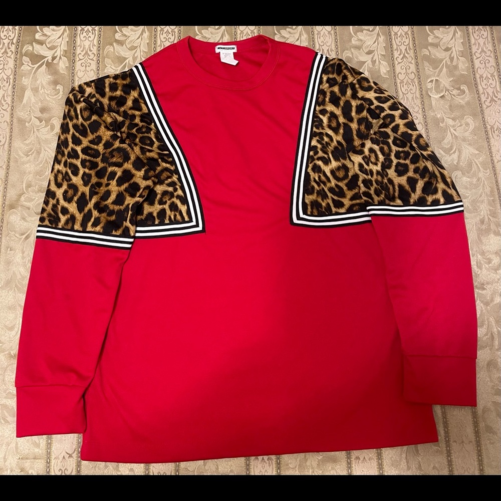 Red cheetah print set